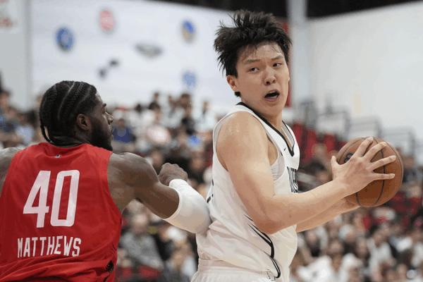 Yang Hansen Shines in NBA Summer League Debut with Trail Blazers! π Yang Hansen's Summer League: Real hype or real NBA potential? video poster